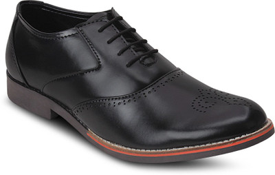 

Get Glamr Designer Brogue Corporate Casuals For Men(Black
