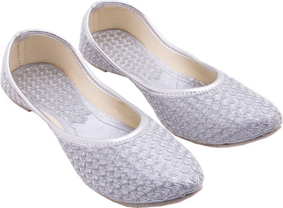 Royal Collection Jutis For Women(Brown, Sliver