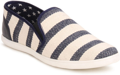 

Knotty Derby Terry Plimsolls Casuals For Men(Blue, White