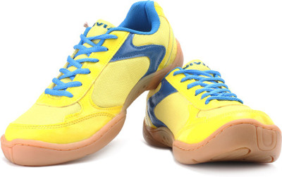 

Nivia Flash Badminton Shoes For Men(Blue, Yellow, Yellow;aster blue
