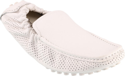

Mochi J Fontini Loafers For Men(White, 16;white
