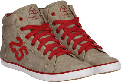 

Knight Ace Long 3004 Boots For Men(Grey, Red