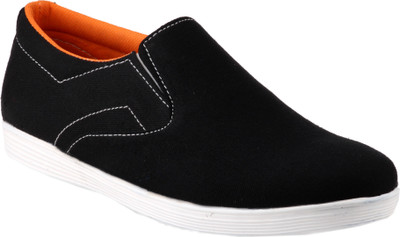 

Zebra London Style Canvas Shoes For Men(Black