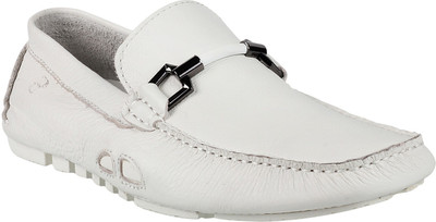 

Mochi J.Fontini Loafers For Men(White, 16;white