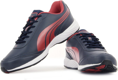 

Puma Roadstar XT DP Running Shoes For Men(Red, Navy), 05;dark denim;high