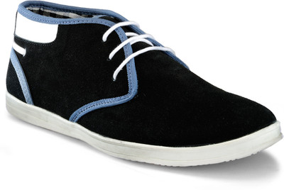

Juan David 4500-BLACK Casuals For Men(Black, White, Black and white