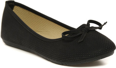 Flat n Heels Bellies For Women(Black