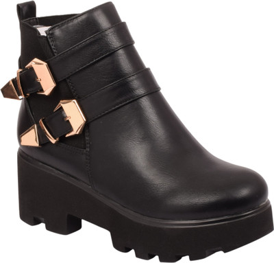 

Remanika Boots For Women(Black