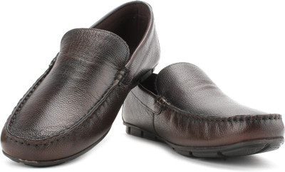 Red Tape Men Genuine Leather Slip On shoes For Men(Brown), Cocoa