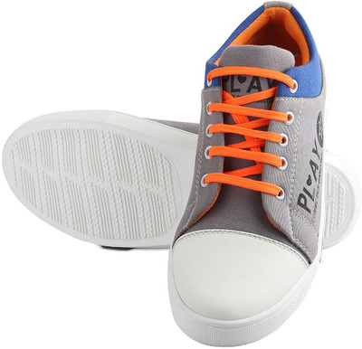 

GEO Canvas Shoes For Men(Grey, White