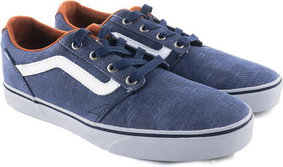 

Vans Chapman Stripe Sneakers For Men(Blue, (t&l) dress blues/white