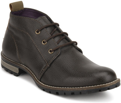 

Knotty Derby Diggory Milled Chukka Boots For Men(Brown