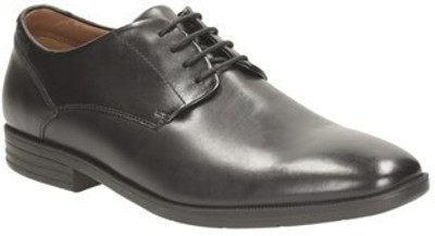 

Clarks Lace up For Men(Black, Black leathe