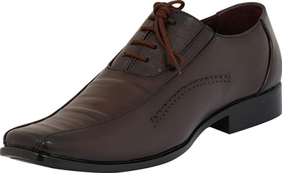 

Dokmen Cherry Brown Formal shoes for Men Lace Up For Men(Brown