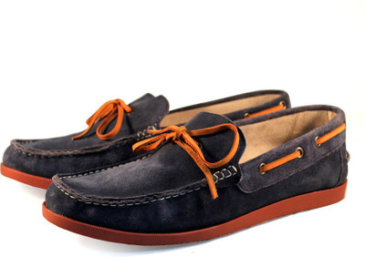 

A by Arden Quoddy Slipon Loafers For Men(Blue