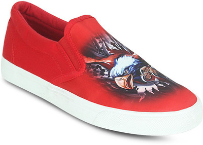 

Get Glamr Stylish Canvas Shoes For Men(Red