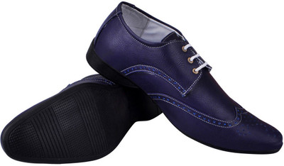 FAUSTO Lace Up For Men(Blue)