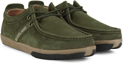 

Woodland LEATHER Sneakers For Men(Olive, Brown, Olive green