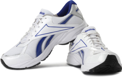 

REEBOK Luxor LP Running Shoes For Men(Silver, Blue, White, White;silver;red