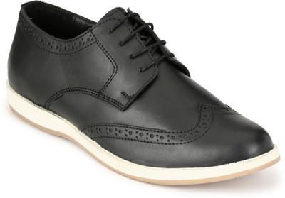 

Lufunder Comfy Brogue Casual Corporate Casuals For Men(Black