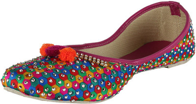 

Saashiwear Punjabi Jutis For Women(Multicolor)