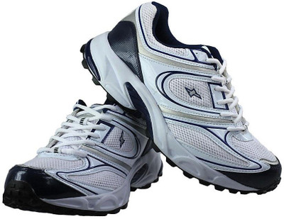 

Sparx Superb White & NavyBlue Running Shoes For Men(White