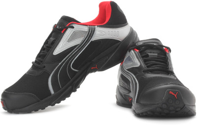 

Puma Volt II Ind Running Shoes For Men(Red, Black, Silver, 01;black;high risk red