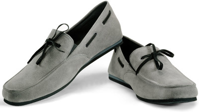 

FUNK Zugger Grey Boat Shoes For Men(Grey