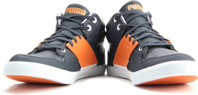 

Puma El Ace 2 Mid PN II DP Sneakers For Men(Black, Orange, New navy-sun orange