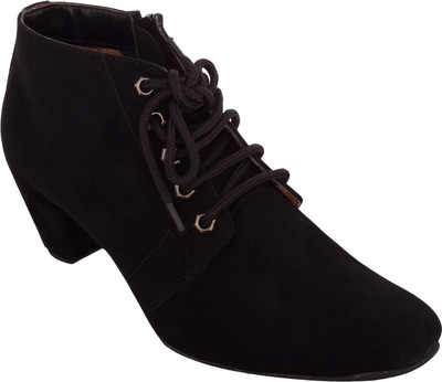 

Exotique Heel Boots For Women(Black)