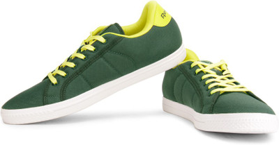

REEBOK COURT Canvas Shoes For Men(Grey, Yellow), Gravel/solar green/white