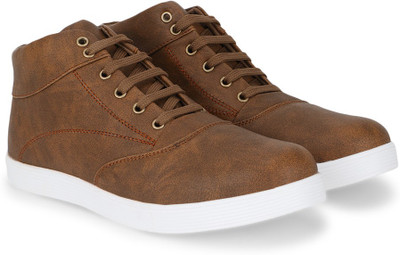 

Vulcan Knight Mid Ankle Sneakers For Men(Tan