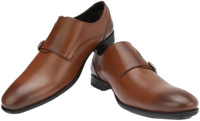 Brigit Business Shoes Black Monk Strap