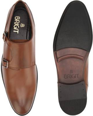 Brigit Business Shoes Black Monk Strap