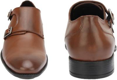 Brigit Business Shoes Black Monk Strap