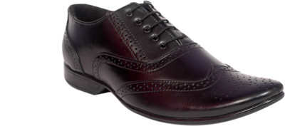 

Studio 9 Brogue Party Wear Shoes For Men(Black