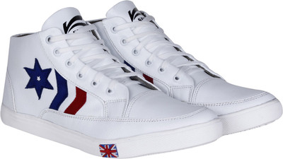 Kraasa Long Sports Training & Gym Shoes For Men(White