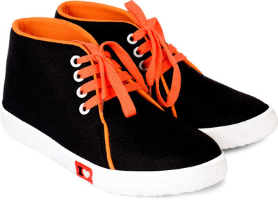 

Sam Stefy Sneakers For Women(Black, Orange)