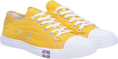 

Boysons men stylish sneakers Canvas Shoes For Men(Yellow
