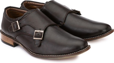 

Prolific Monk Strap For Men(Brown, Coffee