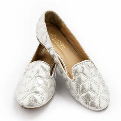 

Tresmode Bellies For Women(White, Silver