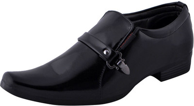 

FAUSTO Corporate Slip On For Men(Black