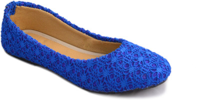 Myra Party Wear Bellies For Women(Blue)