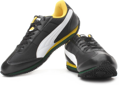 Puma Speeder Tetron Sneakers For Men(Yellow, White, Black, 03;black;white;dandelion