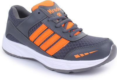 

Kredo Running Shoes For Men(Grey, Grey & orange