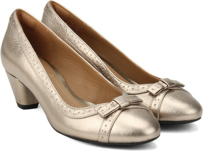 

Clarks Denny Dream Metallic Leather Slip on For Women(Gold