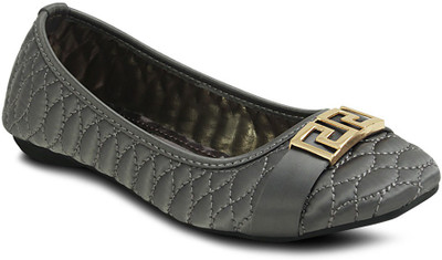 

Get Glamr Tip Tap Bellies For Women(Grey