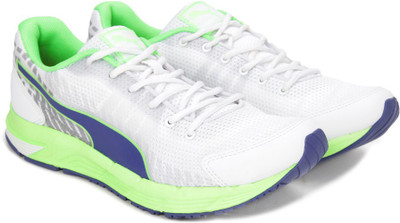 

Puma Sequence v2 DP Running Shoes For Men(White, White-surf the web-green gecko