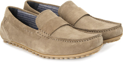 

WROGN Genuine Leather Loafers For Men(Beige, Intimo
