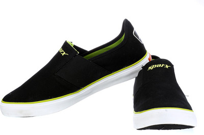 

Sparx Smart Black Green Canvas Shoes For Men(Black, Green